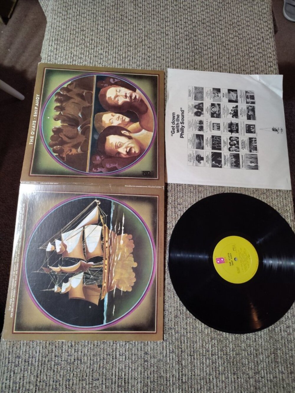 O'Jays – Ship Ahoy LP KZ 32408 1973 US PIR Gatefold VG+ For the Love of Money